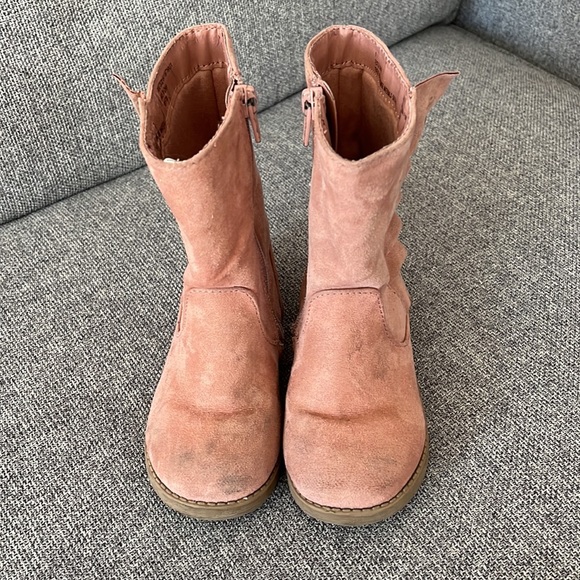 Girls Suede-like Boots - Picture 2 of 4